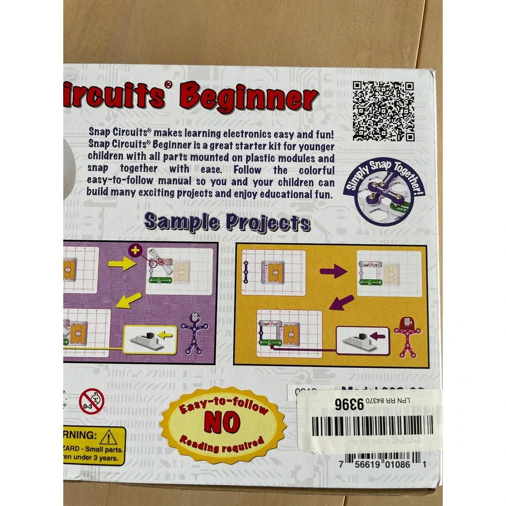 NEW Kids Beginner Snap Circuits STEM STEAM Toy Over 20 Projects